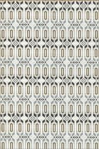 5 ft x 8 ft Mad Mat Grey White Moroccan