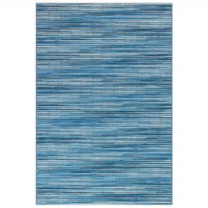 5' X 7'6" Marina Stripes Indoor/outdoor Rug China Blue