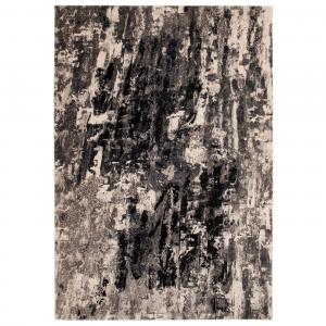 7 ft 10 in x 9 ft 10 in Transocean Navy Abstract Indoor/Outdoor