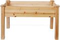 Terra Home 48" Wood Elevated Garden Planter Natural