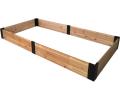 Terra Home 4' X 8' Wood Raised Garden Bed Natural