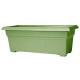 Novelty 12" X 27" Sage Countryside Patio Planter