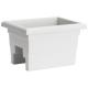 Novelty 16" Countryside Over The Rail Planter White