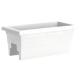 Novelty 24" Countryside Over The Rail Planter White