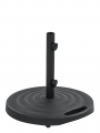 Monaco Umbrella Base, 100 Pounds, Black With Wheels