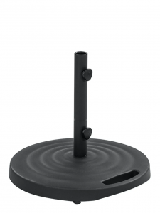 Monaco Umbrella Base, 100 Pounds, Black With Wheels