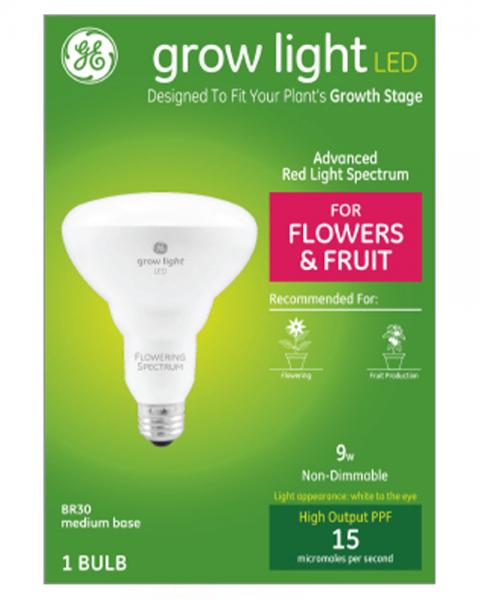 Ge Advanced Red Spectrum Led Single Bulb 9 Watt