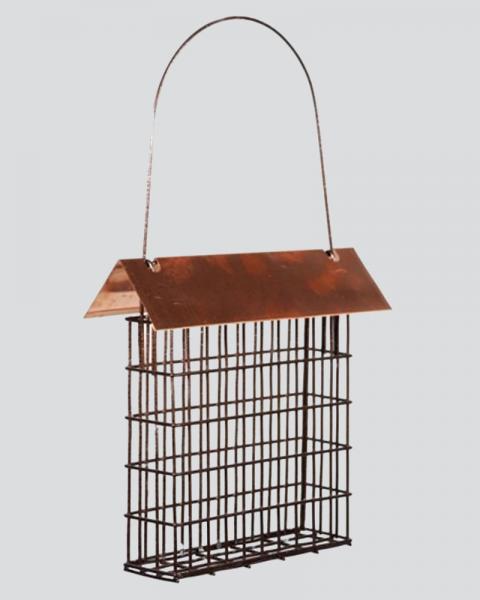 Coppertop Single Suet Cage Feeder