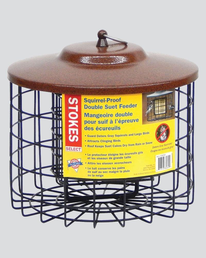 Squirrel-x Double Suet Cage Squirrel-proof Bird Feeder