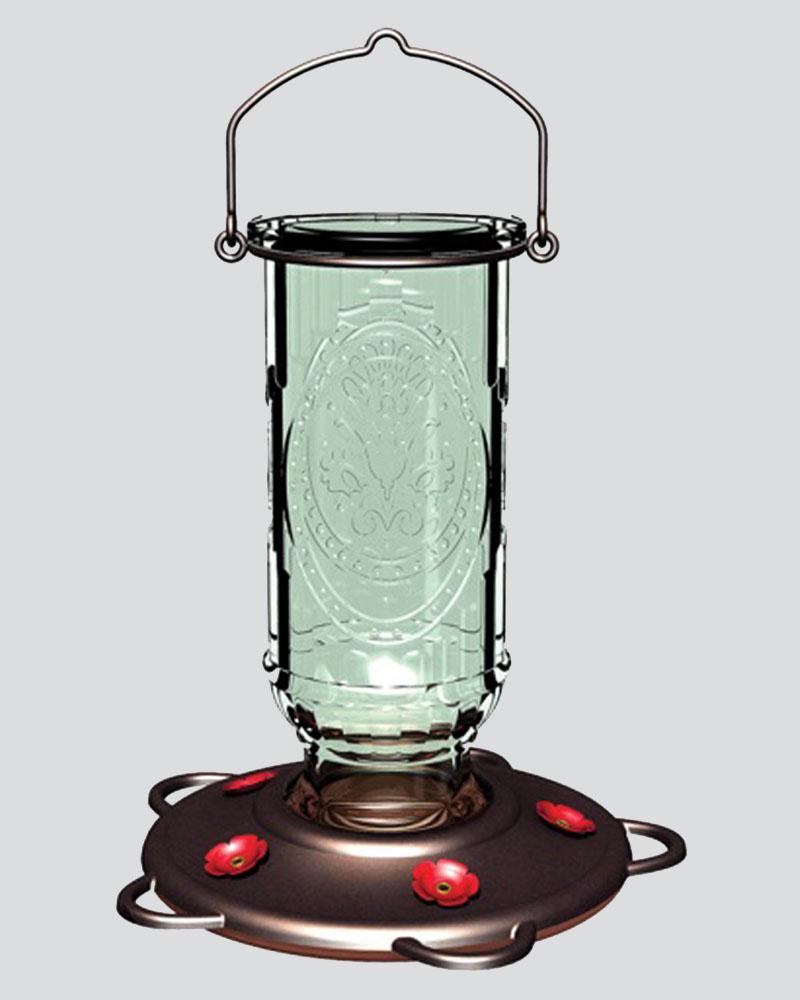 Departments Classic 20 Oz Vintage Glass Hummingbird Feeder 5 Ports