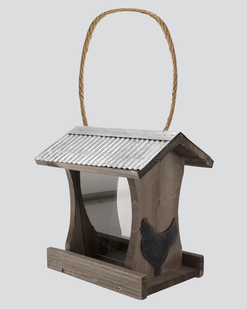 Rustic Farmhouse Tall Hopper Feeder