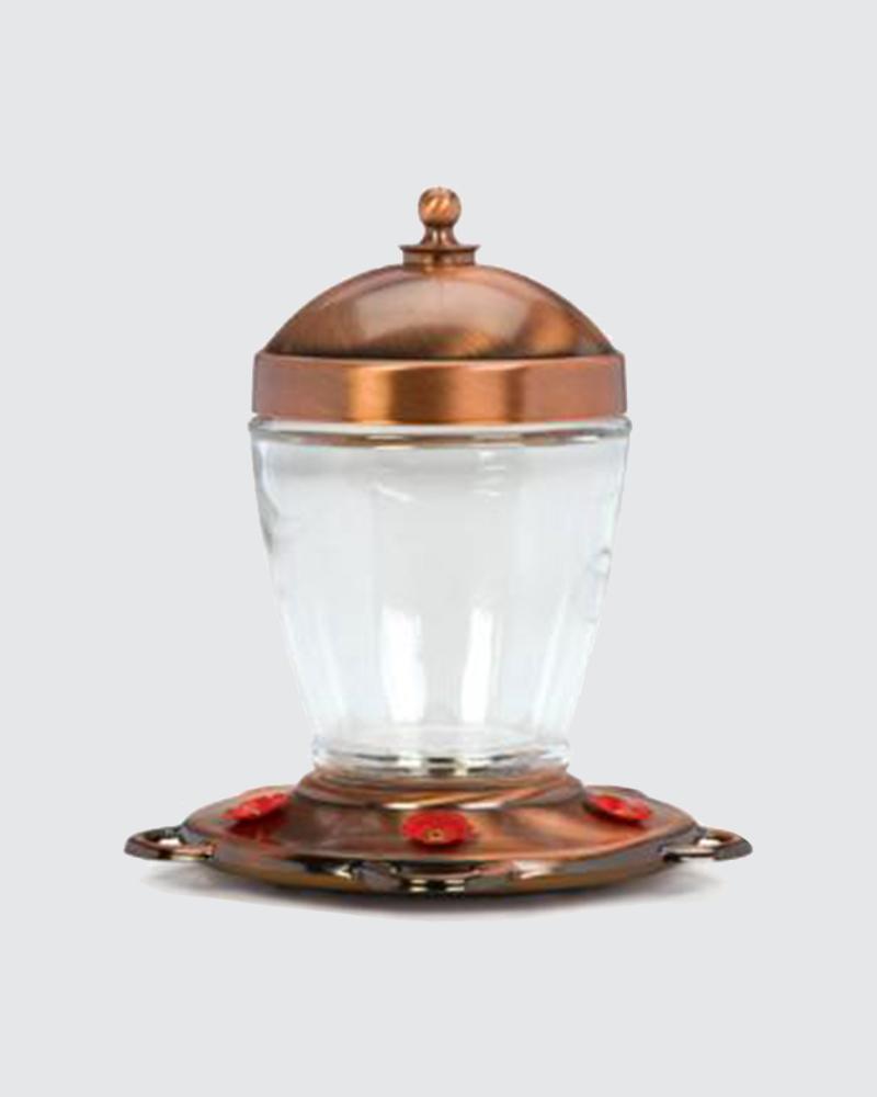 Departments Classic 32 Oz Jubilee Glass Hummingbird Feeder 5 Ports