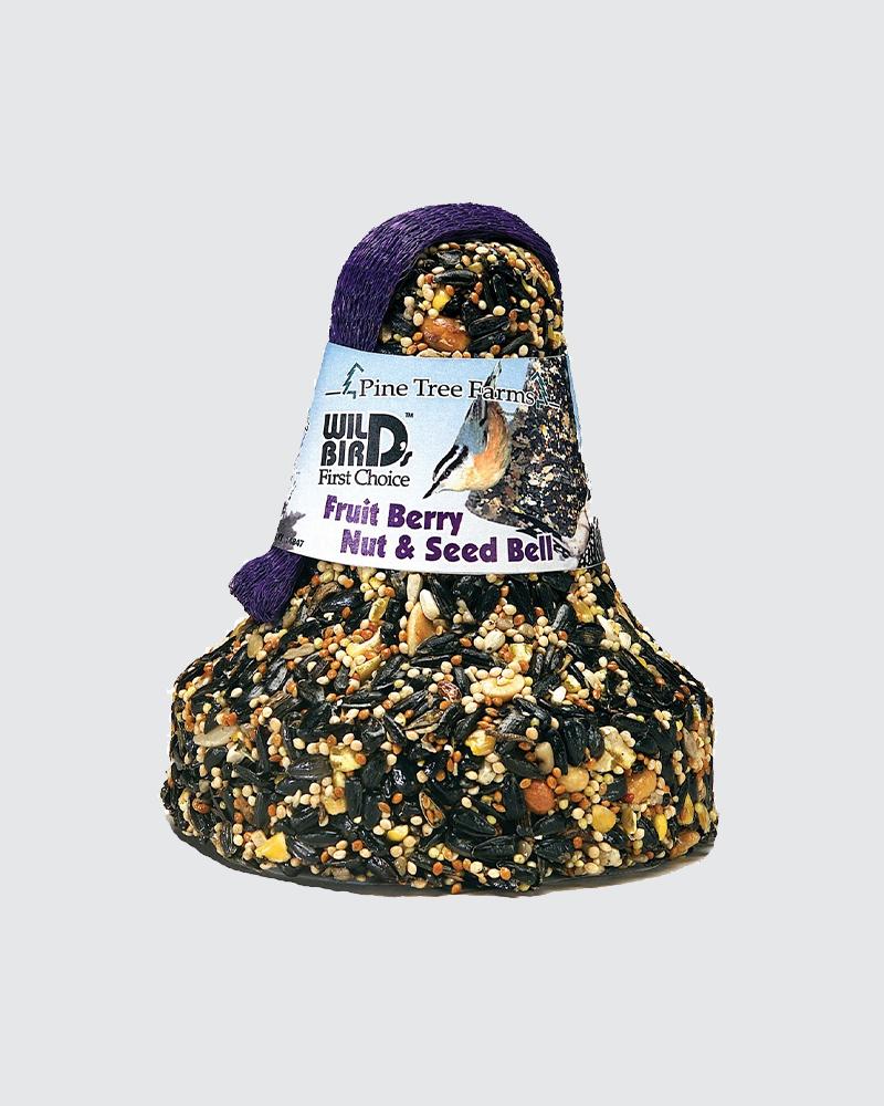 Fruit Berry Nut Seed Bell With Net 16 Oz