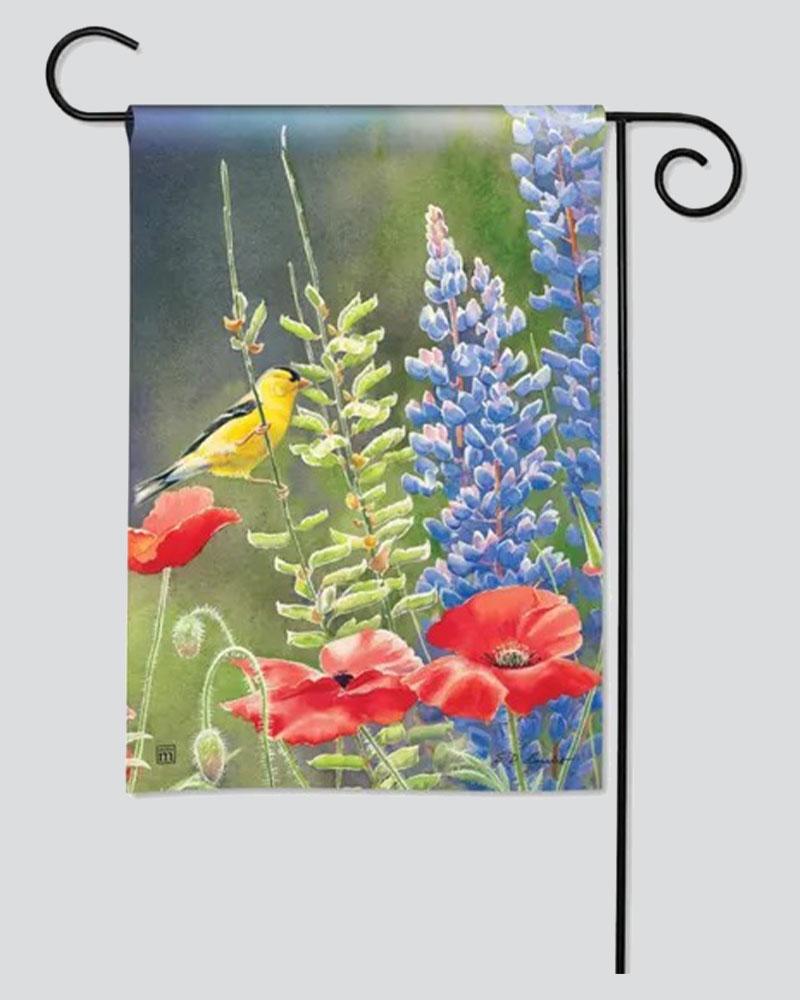 Garden Flag Goldfinch Song