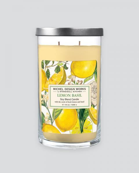 Lemon Basil Large Tumbler Candle