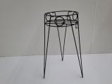 WIRE PLANT STAND BLACK 21"