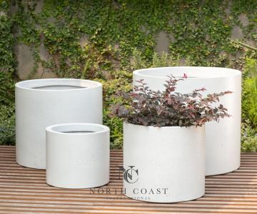 Madera Round Planter 12" Assorted Colors