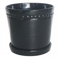 Charlotte Planter 6.5" Black