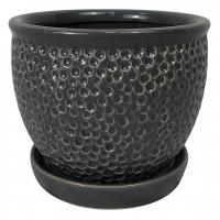 Pebble Planter 5.5" Grey