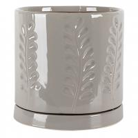 Janna Cylinder Planter 6" Light Grey