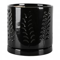 Janna Cylinder Planter 4.5" Black