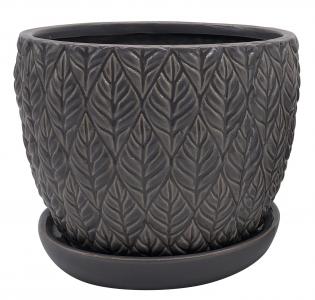 Sherborn Planter 7" Titanium