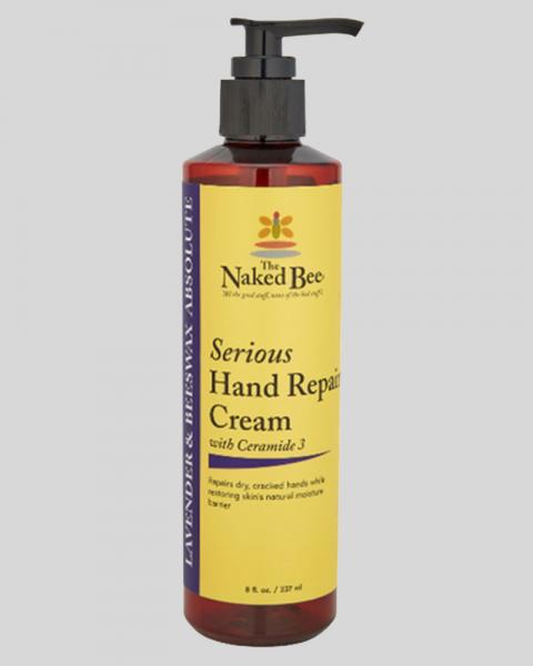 Serious Hand Repair Cream, Lavender & Beeswax 8oz.