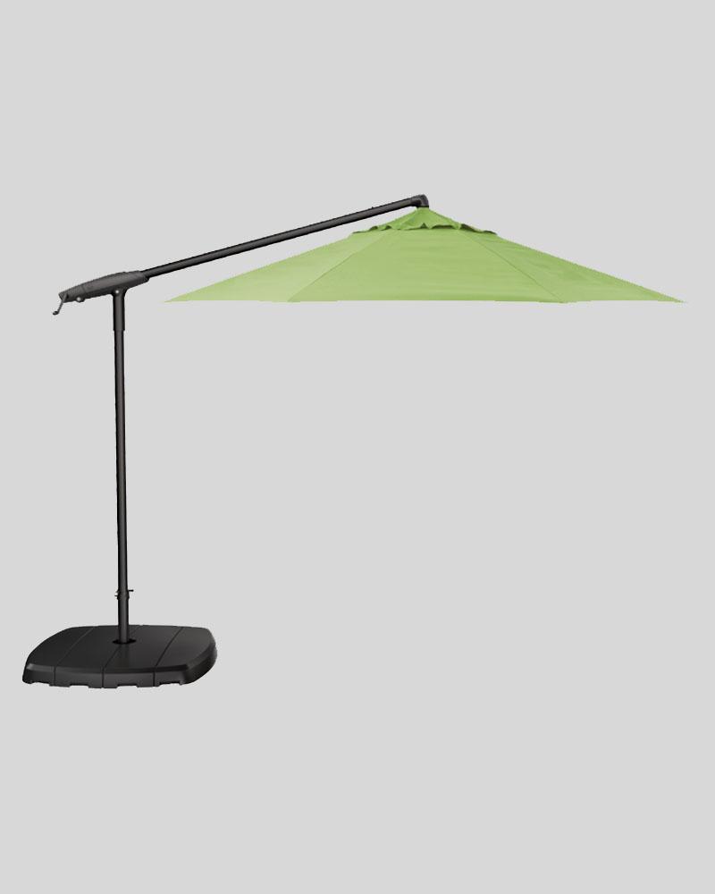 10 Foot Cantilever Umbrella Kiwi With Black Pole