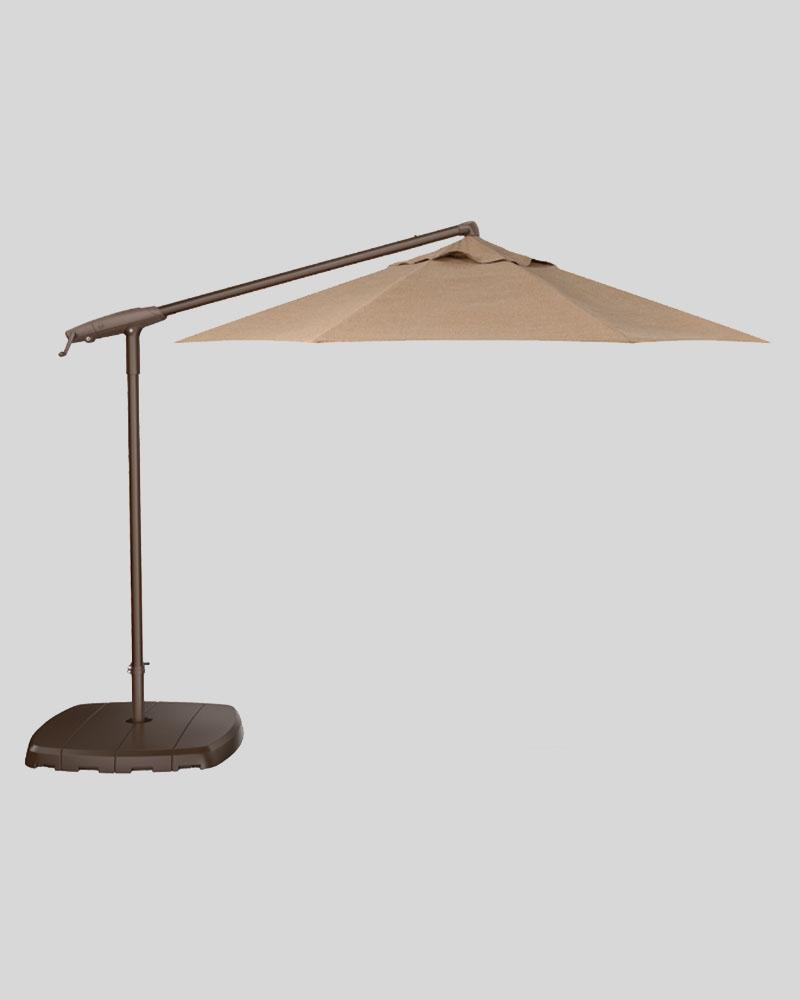 10 Foot Cantilever Umbrella Sesame With Bronze Pole