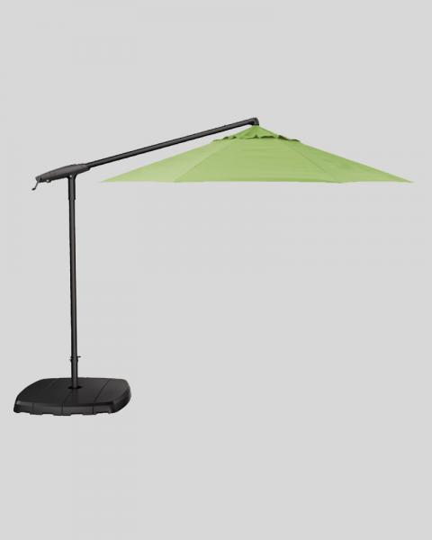 10 Foot Cantilever Umbrella Kiwi With Black Pole