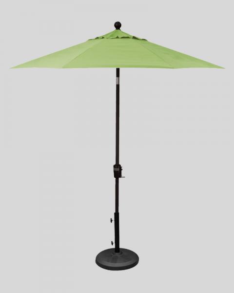 7.5 Foot Market Umbrella Kiwi With Black Pole