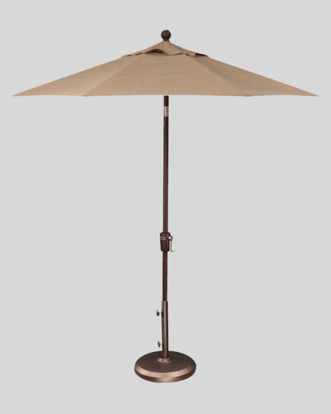 7.5 Foot Market Umbrella Sesame With Bronze Pole