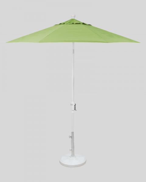 7.5 Foot Market Umbrella Kiwi With White Pole