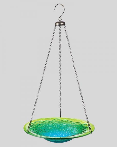 Hanging Glass Birdbath Colors