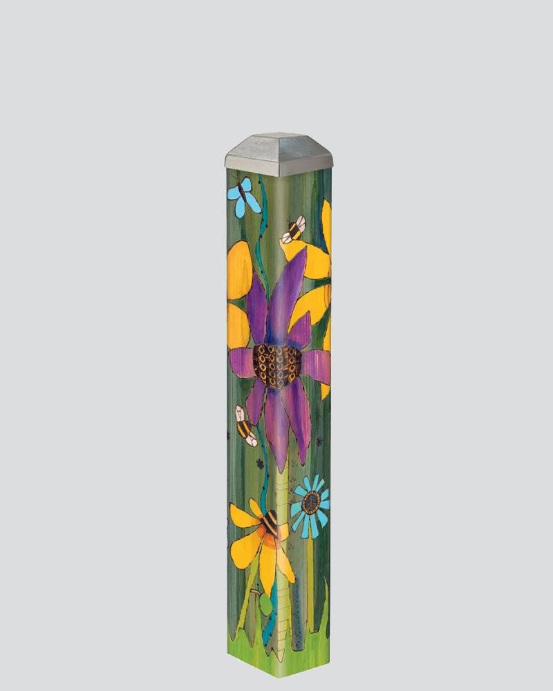 Mini Art Pole 10" Peace Garden