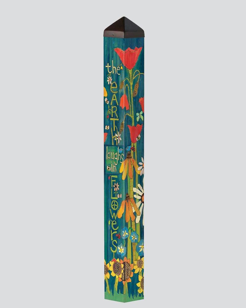 Art Pole 40" Earth Laughs In