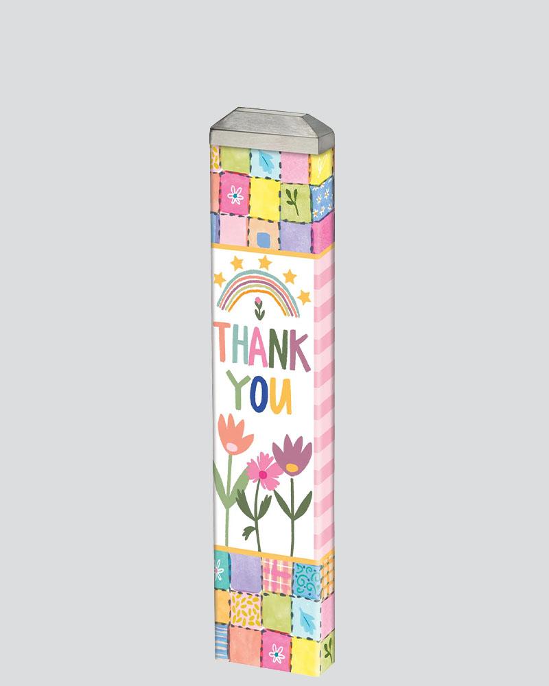 Mini Art Pole 13" Thank You