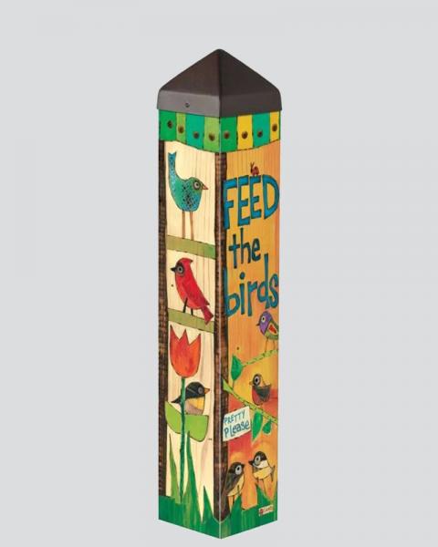 Art Pole 20" Feed The Birds