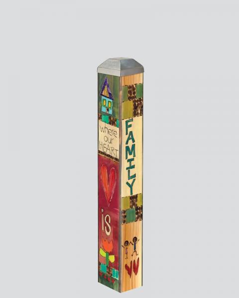 Mini Art Pole 10" Love Is Family