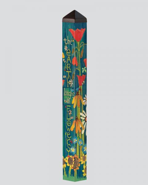 Art Pole 40" Earth Laughs In