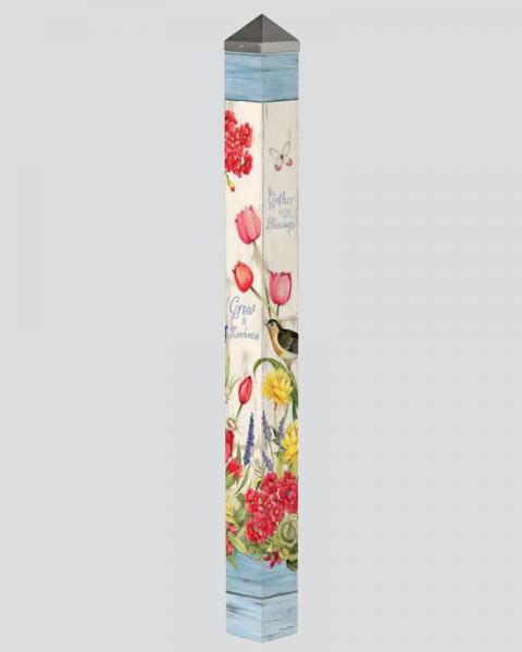 Art Pole 60" Bloom With Grace