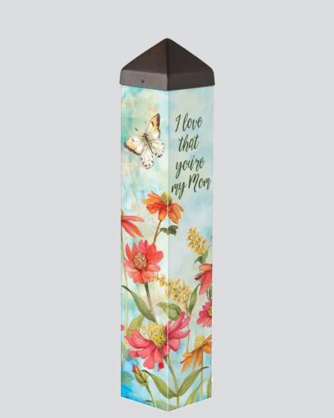 Art Pole 20" Flowers For Mom