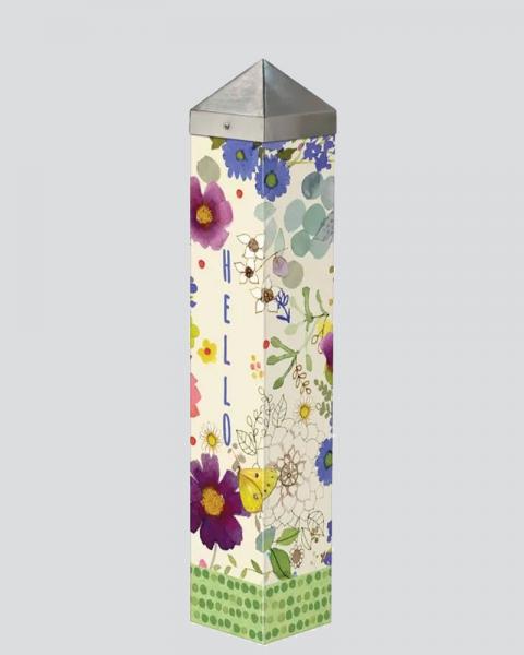 Art Pole 20" Summer Flowers