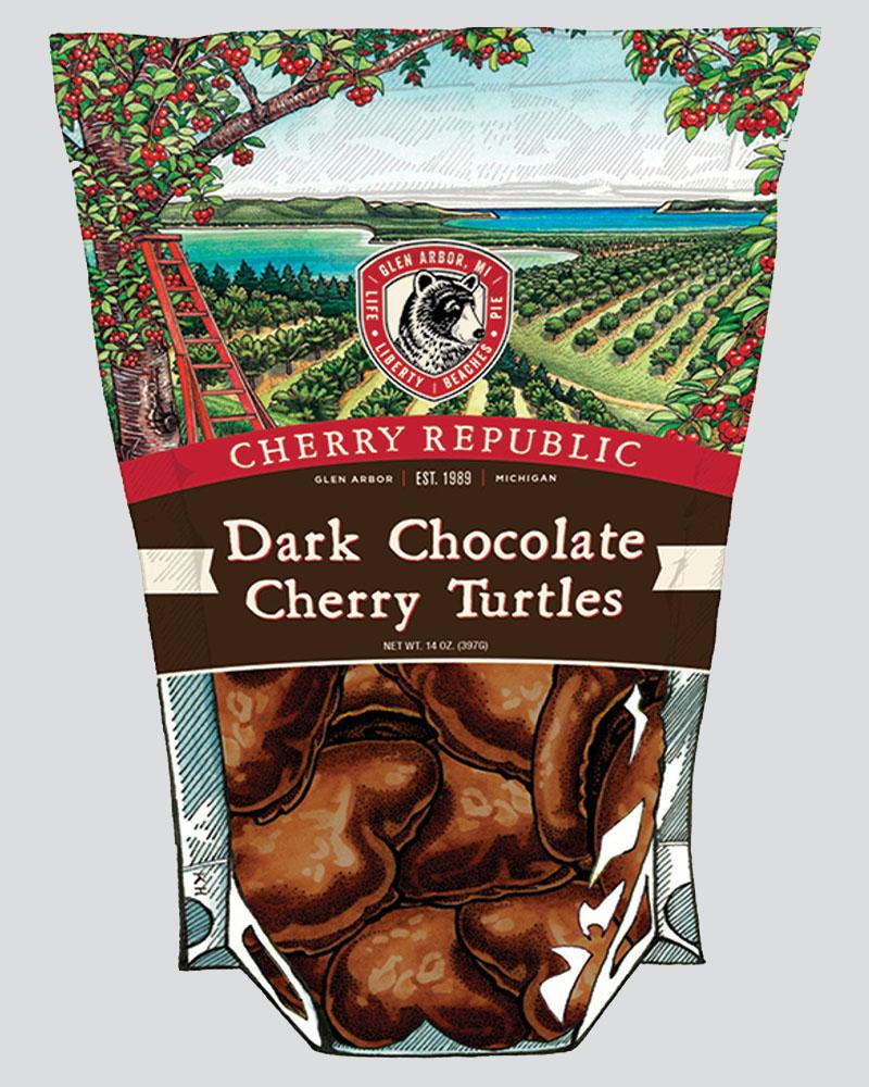 Cherry Republic Dark Chocolate Cherry Turtles 14oz