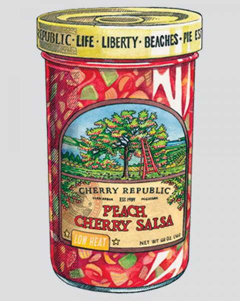 Cherry Republic Peach Cherry Salsa 16oz