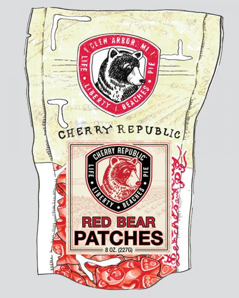 Cherry Republic Red Bear Patches 8oz