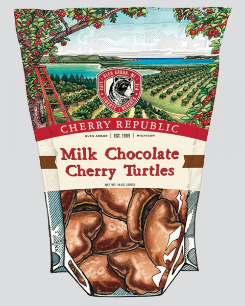 Cherry Republic Milk Chocolate Cherry Turtles 14oz