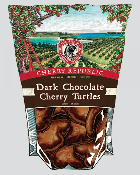 Cherry Republic Dark Chocolate Cherry Turtles 14oz