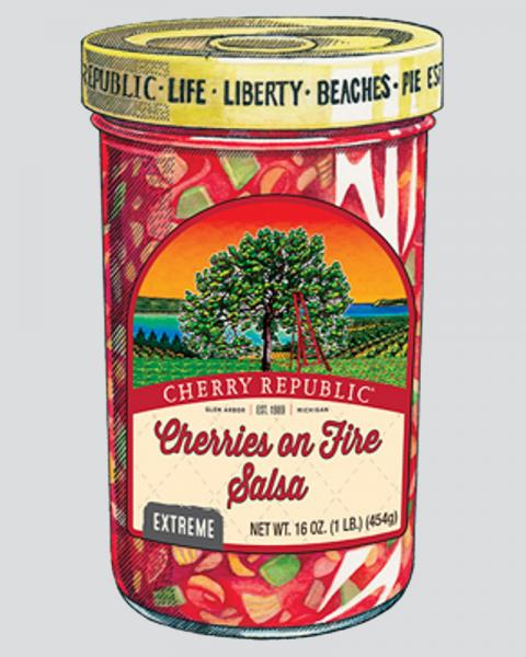 Cherry Republic Cherries on Fire Salsa 16oz