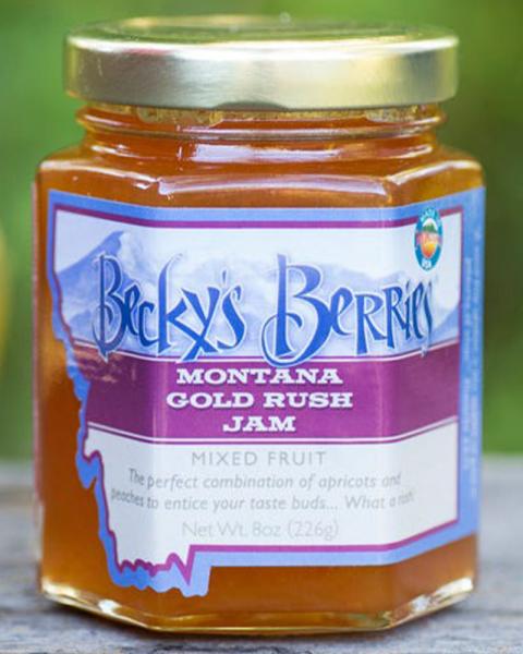 Becky's Berries Montana Gold Rush Jam 8oz